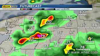 Yellow Alert for isolated strong storms Saturday afternoon