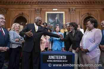 Biden to sign bill making Juneteenth a federal holiday - Kimberley Bulletin