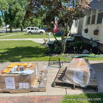 Hundreds of Amazon packages arrive at woman's doorstep that she never ordered