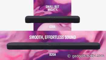 Yamaha SR-C20A, SR-B20A Soundbars With Built-In Subwoofers, Bluetooth, HDMI ARC Launched in India