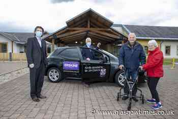 Rangers marathon man raises new car cash to aid Erskine veterans - Glasgow Times