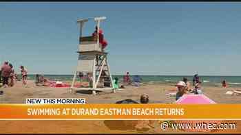 Supervised swimming at Durand Eastman Beach returns Saturday