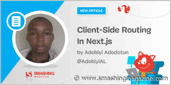 Client-Side Routing In Next.js