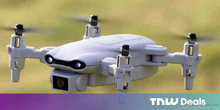This quadcopter drone is sporting a 4K camera and flight stabilization for brilliant aerial video