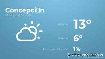 El tiempo hoy sábado 19 de junio en Concepción - EnCancha.cl
