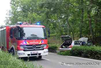 Twee twintigers gewond na klap met auto tegen boom