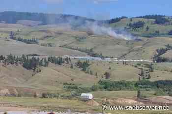 Wildfire burning near Highway 97C – Salmon Arm Observer - Salmon Arm Observer