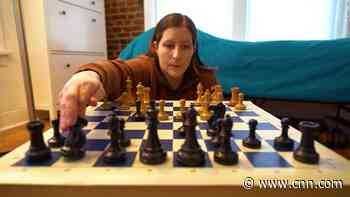 She's a chess champion. And she's blind
