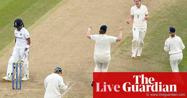 India hold on to draw women’s Test match against England – as it happened