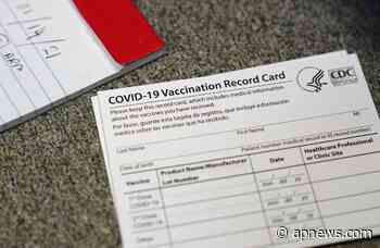 AP: California offers digital record of coronavirus vaccination - Associated Press