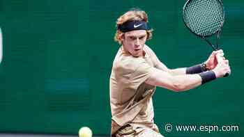 Rublev reaches first grass-court final in Halle