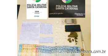 Em Imbituba, adolescente de apenas 14 anos, já conhecido no meio policial, é apreendido com cocaína, maconha e crack - Portal AHora