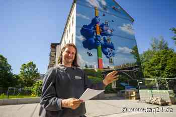 Alles schön bunt hier! Neue Fassaden-Kunst für Chemnitz - TAG24