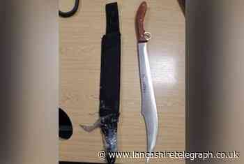Large machete found after reports man produced knife outside Hutton pub