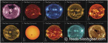 NASA’s images of the sun find a place on postage stamps