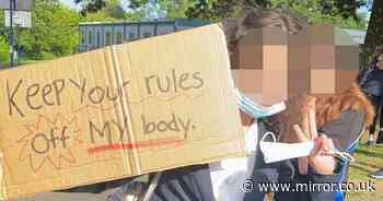 Pupil protest after school bans 'extremely short' and 'inappropriate' PE bottoms