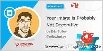 Your Image Is Probably Not Decorative