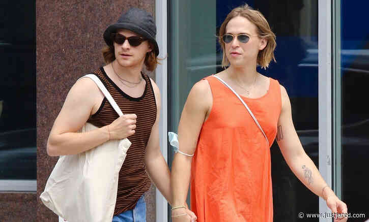 Lucas Hedges & Tommy Dorfman Spotted Holding Hands While Walking Around New York City