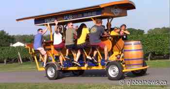 Pedal Pub in Saskatoon closer to spinning wheels - Global News