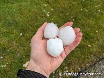 Friday's storm brings unusually large hail