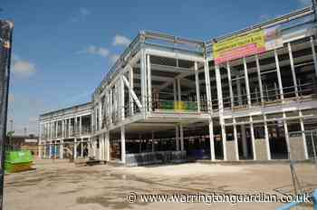 Pictures of Warrington Youth Zone under construction