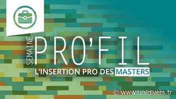 Semaine Pro’Fil / L’insertion pro des masters SOIE lundi 25 octobre 2021 - Unidivers