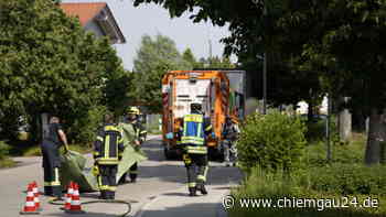 Gefahrenstoffeinsatz der Feuerwehr in Traunstein - chiemgau24.de