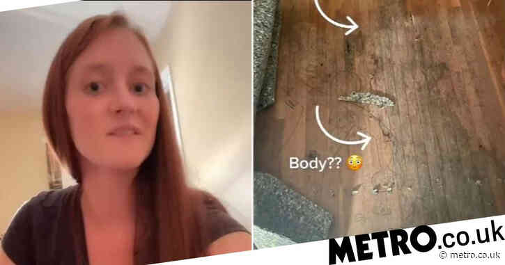 Woman moves into new home and is horrified by what she finds under carpet