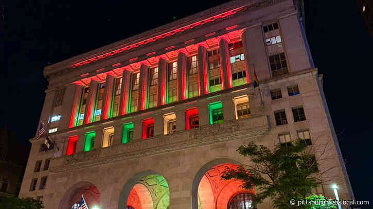 Pittsburgh’s City-County Building Illuminated In Honor Of Juneteenth