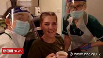 Covid: Blackpool woman tells of long hospital ordeal