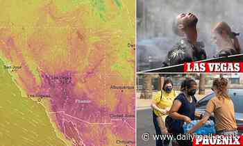 Southwest US FINALLY faces falling temperatures amid heatwave - but relief will be short-lived