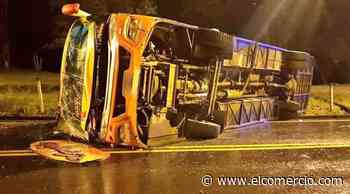 11 heridos tras accidente de autobús en la vía Macas - Sucúa, Morona Santiago - El Comercio - El Comercio (Ecuador)