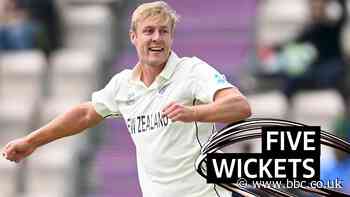 ICC World Test Championship final: New Zealand's Kyle Jamieson takes five wickets against India