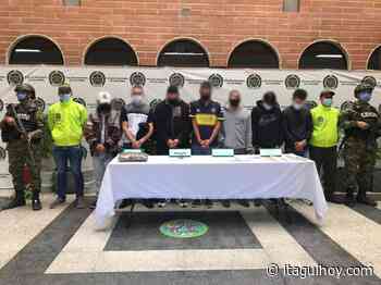 Siete integrantes del grupo delincuencial «El Tablazo» fueron capturados en Itagüí - Itagüí Hoy