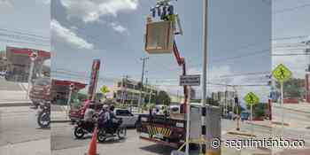 Otra vez están instalando las cámaras de fotomultas en Santa Marta - Seguimiento.co