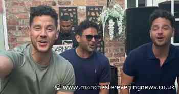 Adam, Ryan and Scott Thomas pay moving tribute to their dad on Father's Day with a musical performance - Manchester Evening News