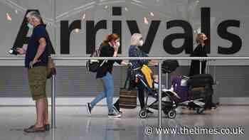 Just 1 in 200 amber list travellers have coronavirus - The Times