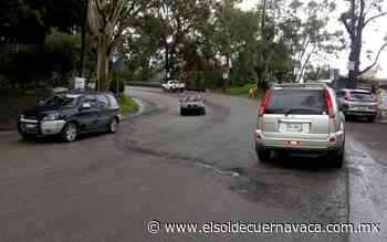 ¡Cuidado! Señalan punto de riesgo en la Cuernavaca-México - El Sol de Cuernavaca