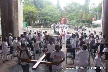 Encabeza obispo de Cuernavaca marcha por la paz, justicia y seguridad - La Jornada