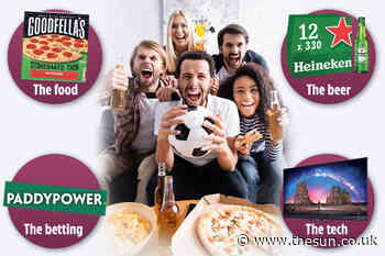 Win big during the Euros with these great deals on food, drink and TVs... - The Sun