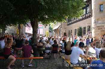 Public Viewing auf der Altenburg in Bamberg: 250 Menschen feiern trotz Corona