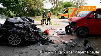 Sieben Schwerverletzte bei Frontalzusammenstoß bei Seligweiler - Augsburger Allgemeine