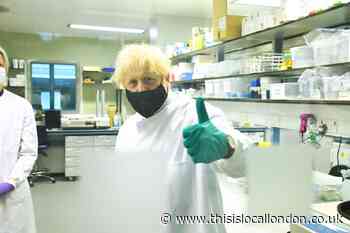Prime Miniser Boris Johnson visits South Mimms Lab