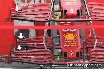 Ferrari: c'è un'ala anteriore con un ricciolo più grande - Motorsport.com Italia