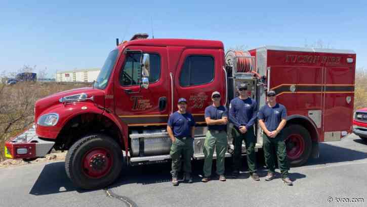 Tucson Fire deploys 4-person crew to help contain Backbone Fire