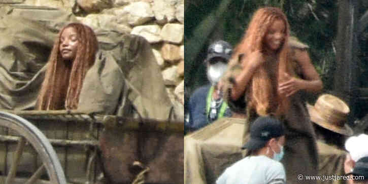 Halle Bailey as the Little Mermaid - See Some of the First Set Photos!