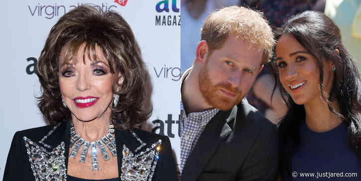 Joan Collins Refuses to Answer Piers Morgan's Question About Prince Harry & Meghan Markle - Find Out Why