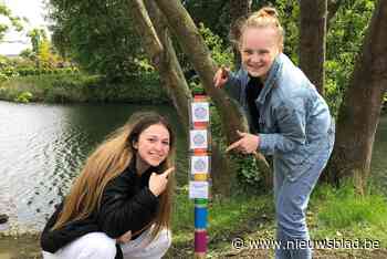 Lotte en Cheyenne geven Dendermonde kleur met regenboogwandeling en -bank: “We tonen dat iedereen oké is” - Het Nieuwsblad