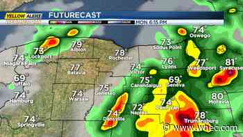 Yellow Alert: Severe storms into early evening