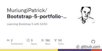 Bootstrap 5 Portfolio Template